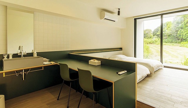 Twin room with bathroom 1F/Oshimagun Kagoshima