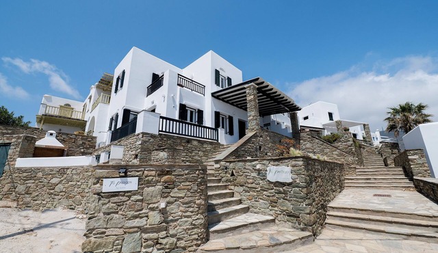Typical Cycladic villa with a breathtaking sea view