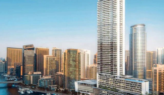 Vida Yacht Club # Up-scale 2BHK # Marina,Sea & Ain View