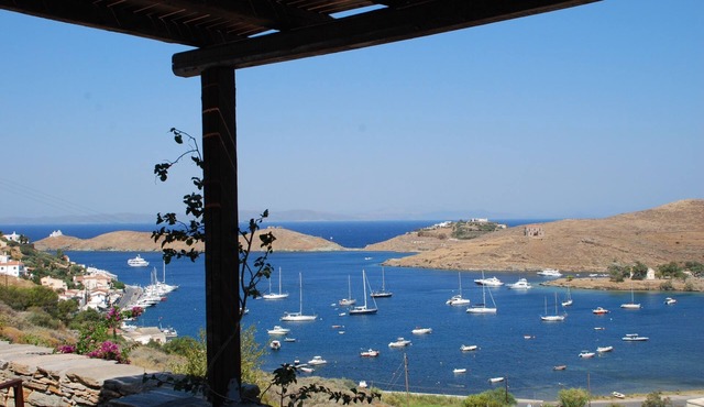 Villa Faros - stunning villa with incredible views of Vourkari and the Aegean