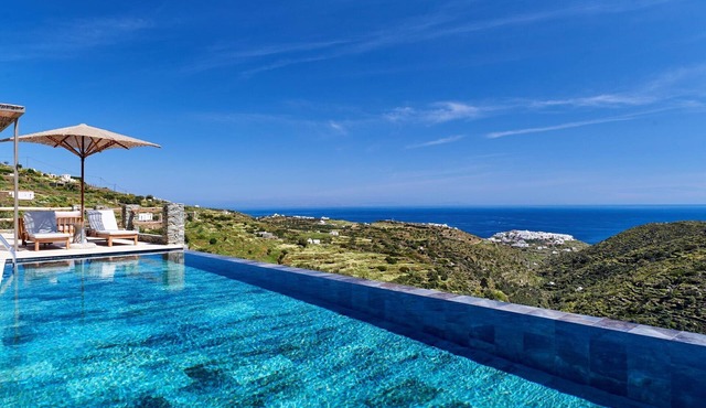 Villa Myrelia, Divine Sea Views, Private Infinity Pool, Furnished Terrace,.