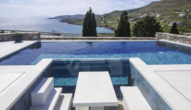 Villa Orythia, 3 BDR, Sea Views, Pool, Syros
