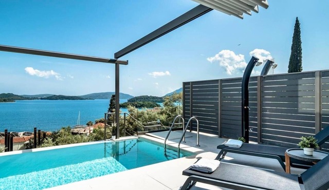 Villa 'Scorpios View' with Sea View, Wi-Fi and Air Conditioning