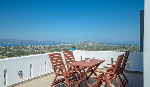Villa with panoramic view of the island